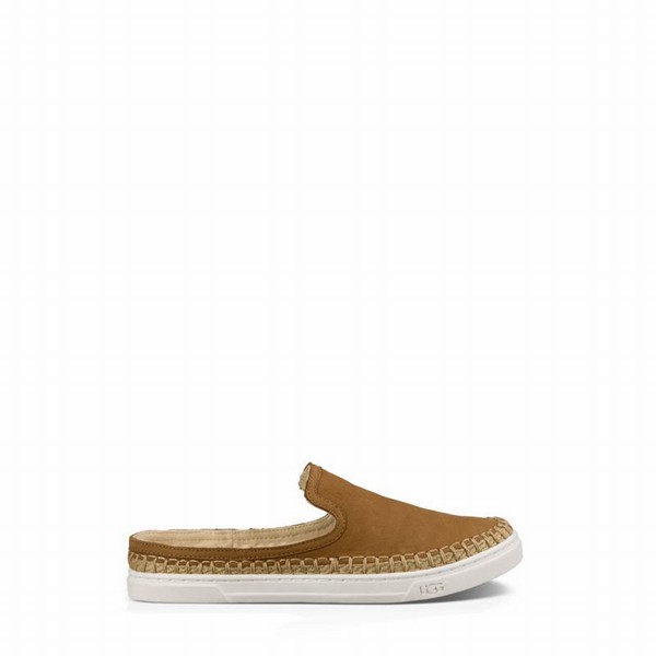 Brown UGG Caleel Flats For Women | UK 00203